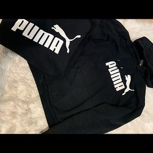 Large puma hoodie